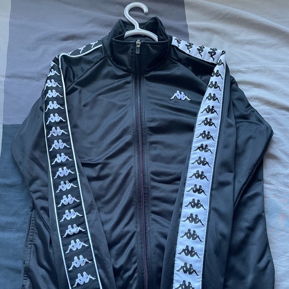 Black Kappa Jacket Size XL - Picture 1 of 3